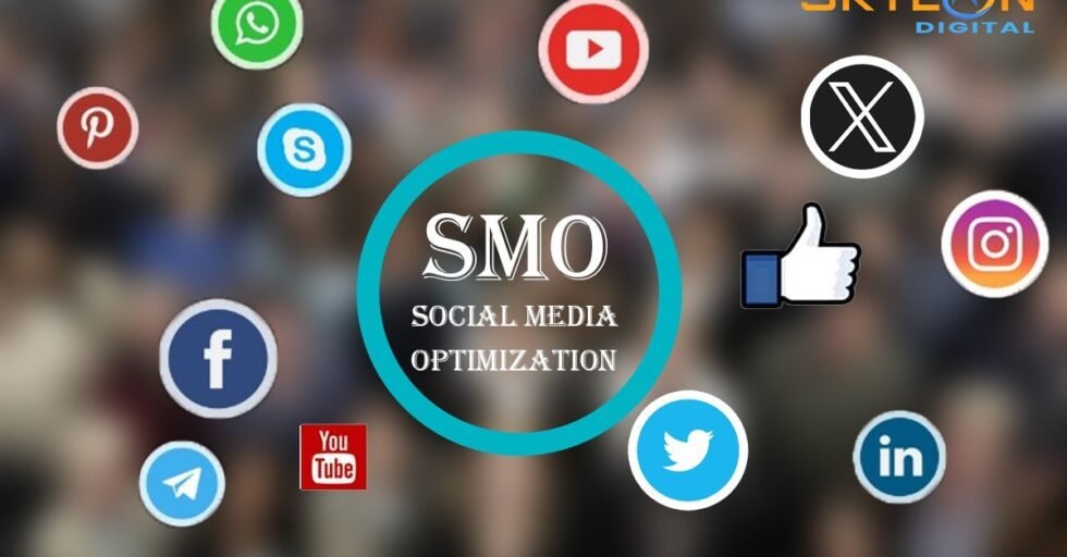 Complete Guide to Social Media Optimization Social Media Optimization infographic showing strategy, engagement, and growth.