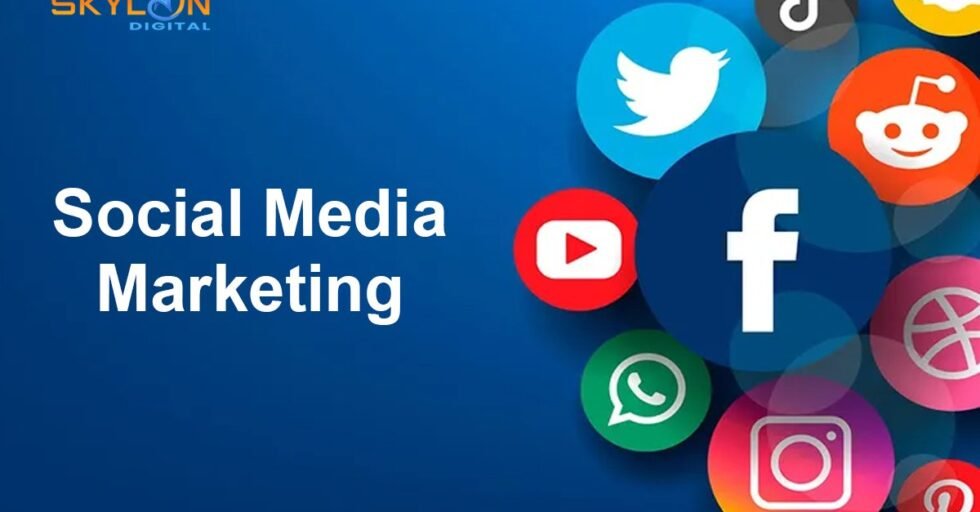 Social Media Marketing Strategy Social media marketing strategy with Facebook, Instagram, LinkedIn and Twitter promotion