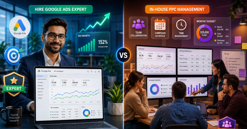 Hire Google Ads Expert vs In-House PPC Management: Which Delivers Better ROI?